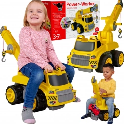 BIG Power Worker poganjalec maxi žerjav z vitlom