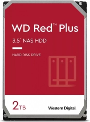 WD Red Plus 2TB Hard Drive 3.5 CMR 64MB/5400 RPM