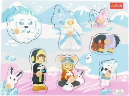 Lesene sestavljanke srednje Ice Castle, 8 kosov