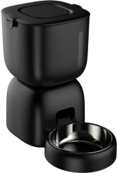 petwant avtomatski dozirnik hrane 3 l črn