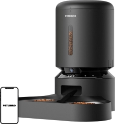 Petlibro podajalnik hrane Granary s kamero in dvojno posodico, 5 l (črn)