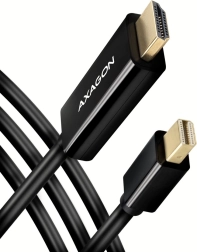 Aktivni kabel Mini DisplayPort na HDMI 1.4, 1,8 m — AXAGON