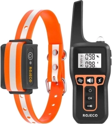 Elektronska ogrlica proti lajanju Rojeco oranžna