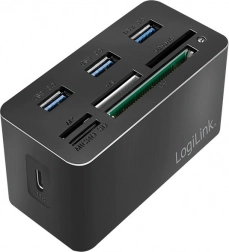 USB-C mini priklopna postaja 8 v 1 črna