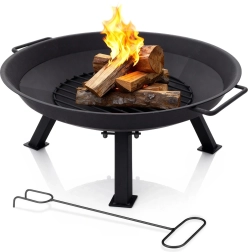 Vrtno kurišče z ročaji in pahljačo 56 cm