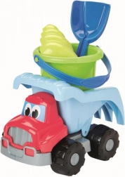 Tovornjak za pesek s kompletom dodatkov 20 cm