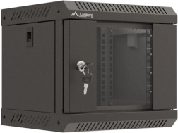 Viseča namestitvena omarica Lanberg Rack WF11 10" 4U 300x300 črna