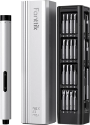 Komplet natančnega električnega izvijača Fanttik E1 Max 3,7 V – srebrna