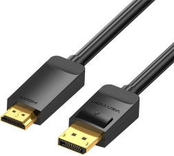 Kabel DisplayPort 1.2 na HDMI 1.4 Vention HAGBH 2 m, 4K 30 Hz (črn)