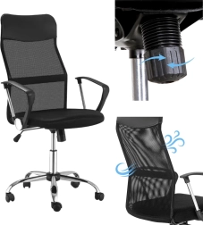 Ergonomski pisarniški stol ErgoLux Pro Mesh z zračno mrežico