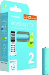 ENELOOP Lite AAA polnilne baterije 550 mAh, 2 kos