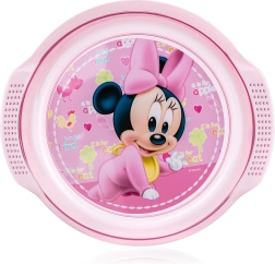 Otroški plitek krožnik Minnie 17 cm plastičen