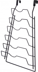 Kovinski nosilec za pokrovke RADKA, črn