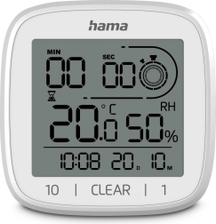 Elektronska kopalniška ura s termometrom in higrometrom