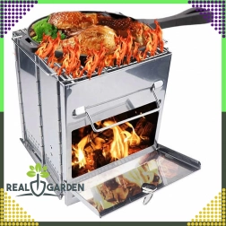 Zložljiva raketna kamping peč s žarom