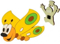 Lesen magnetek rumen metulj Dodo