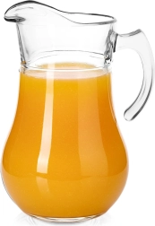 Stekleni vrč s pokrovom 2,4 l