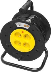 Podaljšek 4 vtičnice z ozemljitvijo 50m kolut PVC