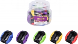 Šilček za svinčnik z eno odprtino 3,3 × 2 × 4 cm, mešanica barv