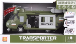 Vojaški helikopter na baterije 1:16 z lučmi in zvoki