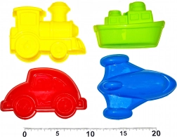 Modelčki za pesek - set 4 kosov