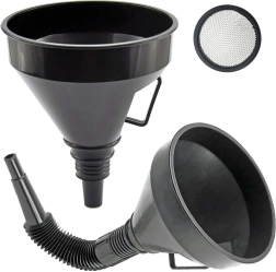 Velik lijak s filtrom za tekočine