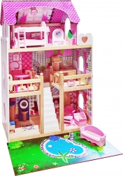 Lesena hišica za punčke