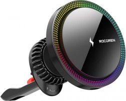 Brezžični polnilnik za avto Rocoren 15W (črn)