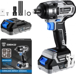 Brezžični udarni vijačnik Deko Tools z 20V akumulatorjem