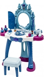 Otroška toaletna mizica Ledeni svet z lučko, glasbo in stolčkom BABY MIX