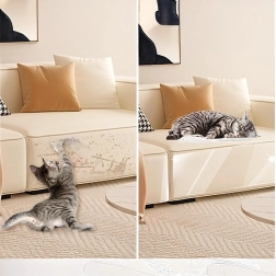 Prozorna zaščitna folija proti praskam za pohištvo in vrata 45 × 15 cm, 5 kos