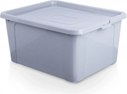 Plastična škatla za shranjevanje z pokrovom 20 l – Vilde