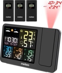 Vremenska postaja z DCF in laserskim projektorjem