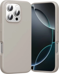 Silikonski ovitek Vention za iPhone 16 Pro Max z MagSafe, siv