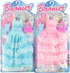 Oblekice za punčke z dodatki