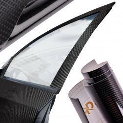 črna karbonska folija 5D 1,52x18 m