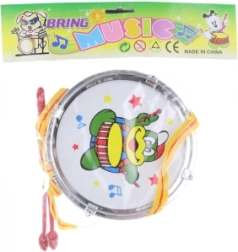 Children's drum with drumsticks and strap