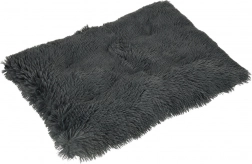 Ležišče za pse in mačke 65 × 50 cm, temno sivo