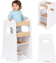 Montessori kuhinjski pomočnik za otroke ecotoys, nastavljiv učni stolp