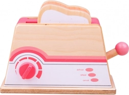 Lesen rožnat toaster Bigjigs Toys