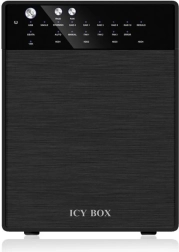 Zunanji RAID sistem 4×3,5" ICY BOX za HDD, USB 3.0 in eSATA