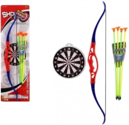 Plastični otroški set z lokom in puščicami TEDDIES