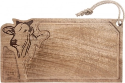 Lesena deska za rezanje in serviranje iz manga 45 × 22 cm