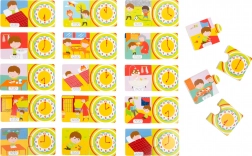 Small Foot Lesene sestavljanke Ure