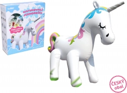 Napenljivi samorog s pršenjem vode 220 × 160 × 80 cm – slovenska embalaža