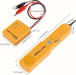 Lokalizator in tester kablov s tonsko sondo RJ11 v etuiju