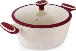 Granitni lonec s steklenim pokrovom TERRESTRIAL 26 cm, 5,2 l