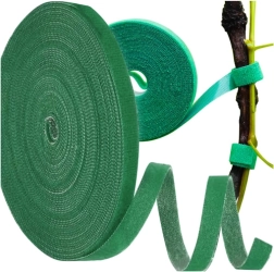 Gardlov zelena tekstilna trak s kljukico in zanko 5m
