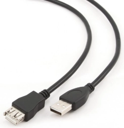 Podaljševalni kabel USB 2.0 AM–AF 4,5 m črn