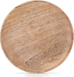 Lesen servirni krožnik iz mangovega lesa 20 cm